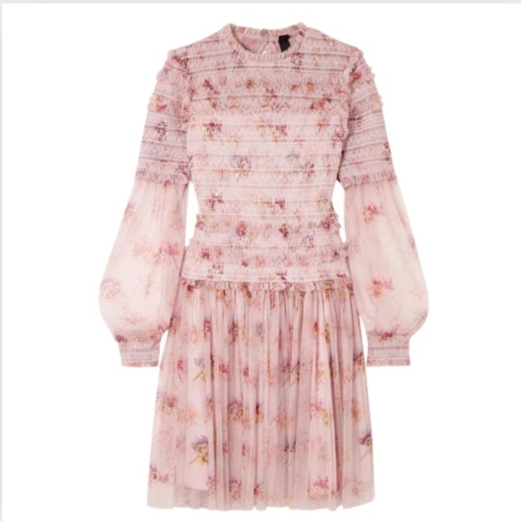 NWT ⭐️ Needle & Thread! ⭐️ Petal Pink Dress - Picture 1 of 12